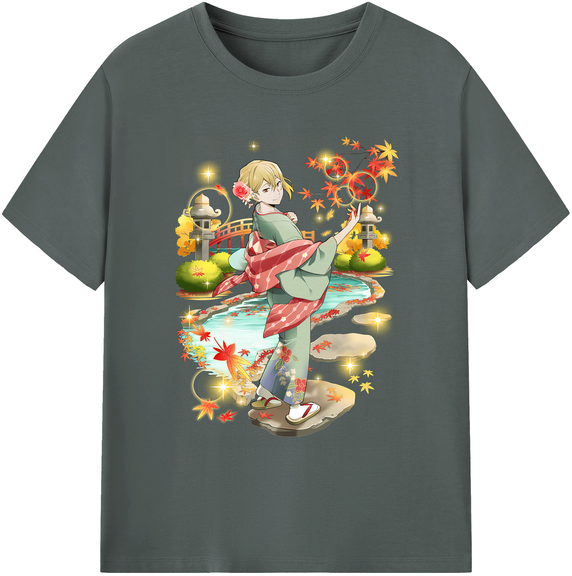 （画像用） 文豪ストレイドッグス Bungo Stray Dogs 綿100％ メンズ半袖Tシャツ｜肌触りやわらか＆通気性